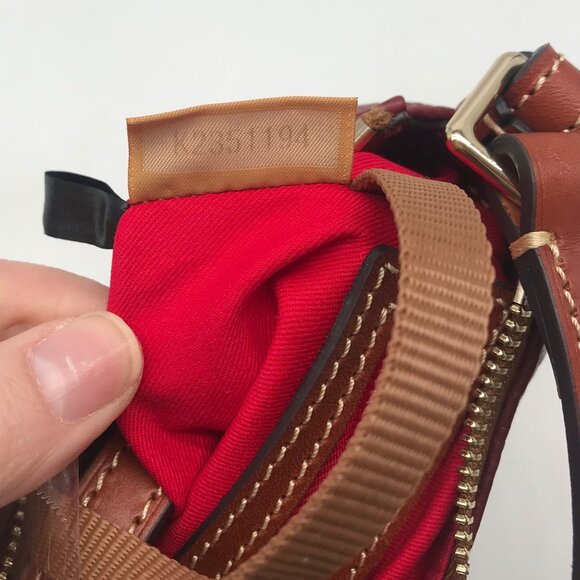 Dooney & Bourke Red Pebble Grain Margo Convertible Crossbody - Picture 12 of 12